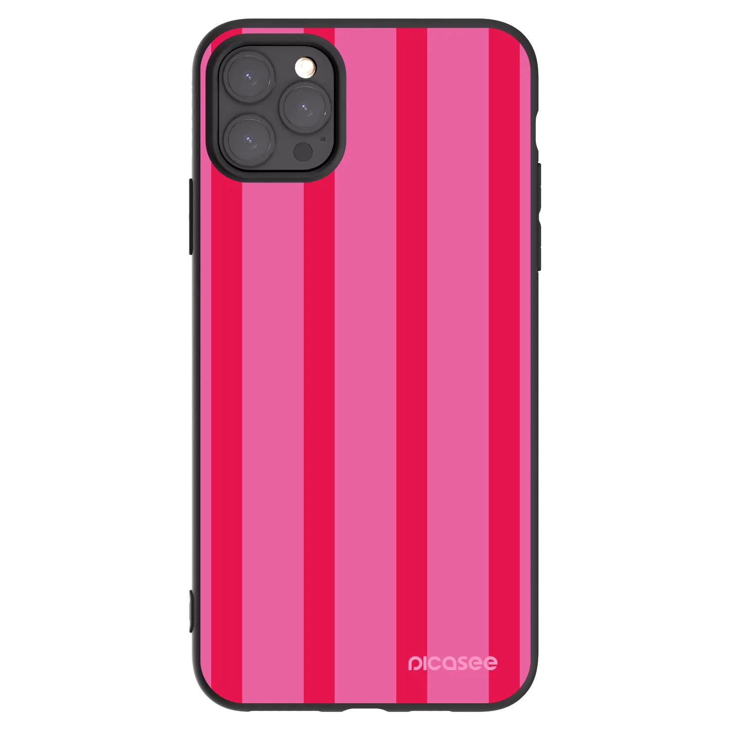 Picasee crna silikonska maskica za Apple iPhone 11 Pro Max - Hot tropic