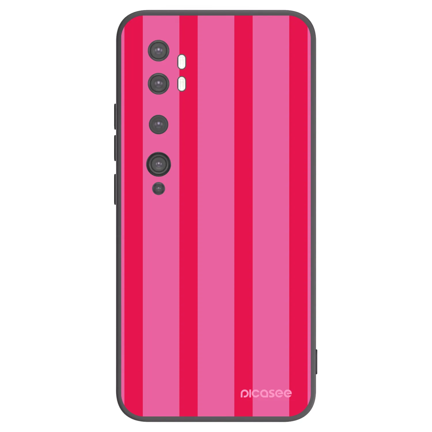 Picasee crna silikonska maskica za Xiaomi Mi Note 10 (Pro) - Hot tropic