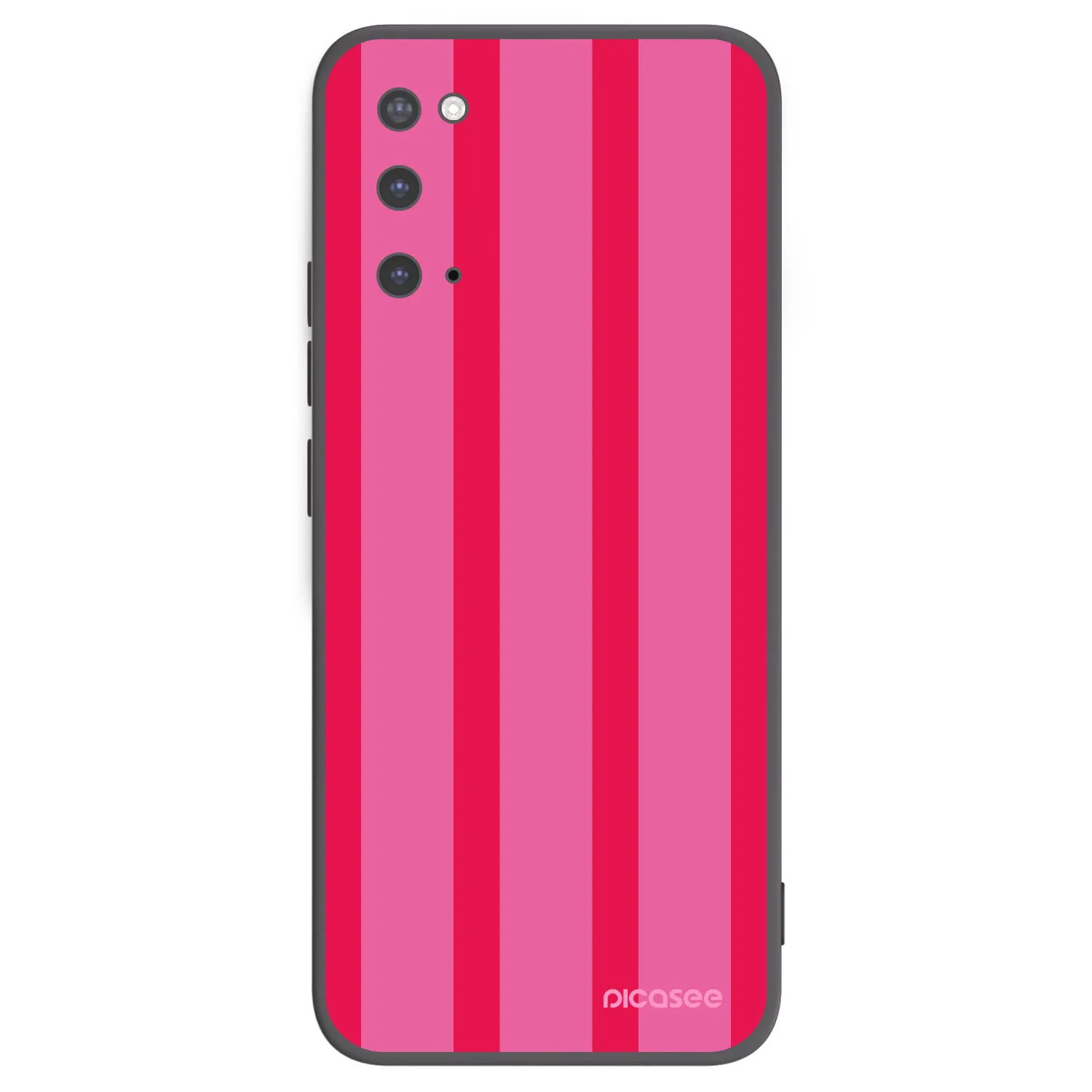 Picasee crna silikonska maskica za Samsung Galaxy S20 G980F - Hot tropic