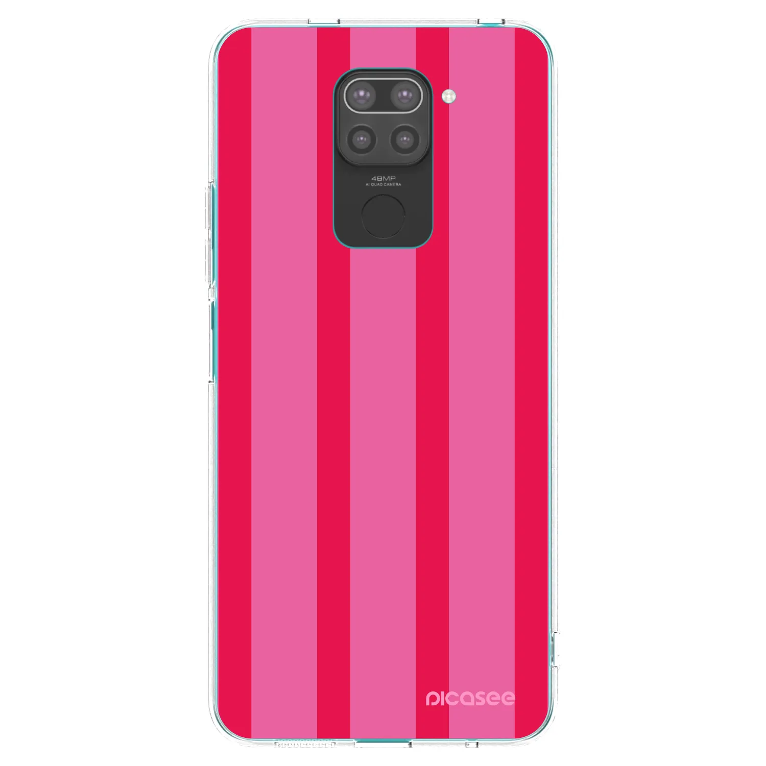 Picasee crna silikonska maskica za Xiaomi Redmi Note 9 - Hot tropic