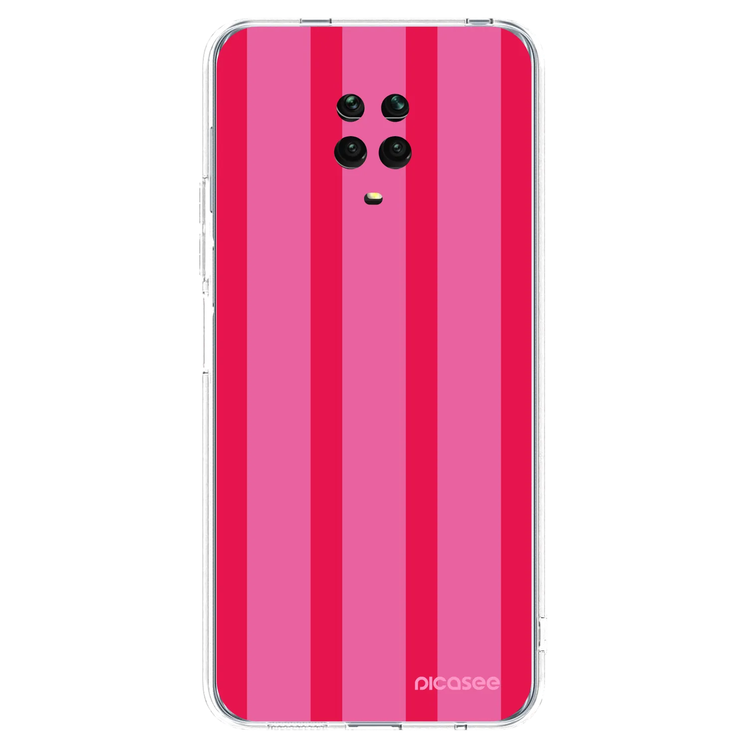 Picasee silikonska prozirna maskica za Xiaomi Redmi Note 9S - Hot tropic