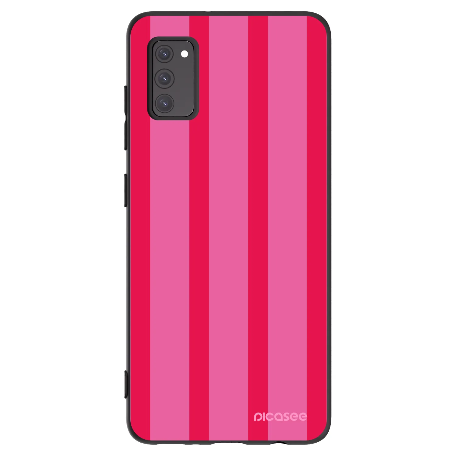 Picasee crna silikonska maskica za Samsung Galaxy A41 A415F - Hot tropic