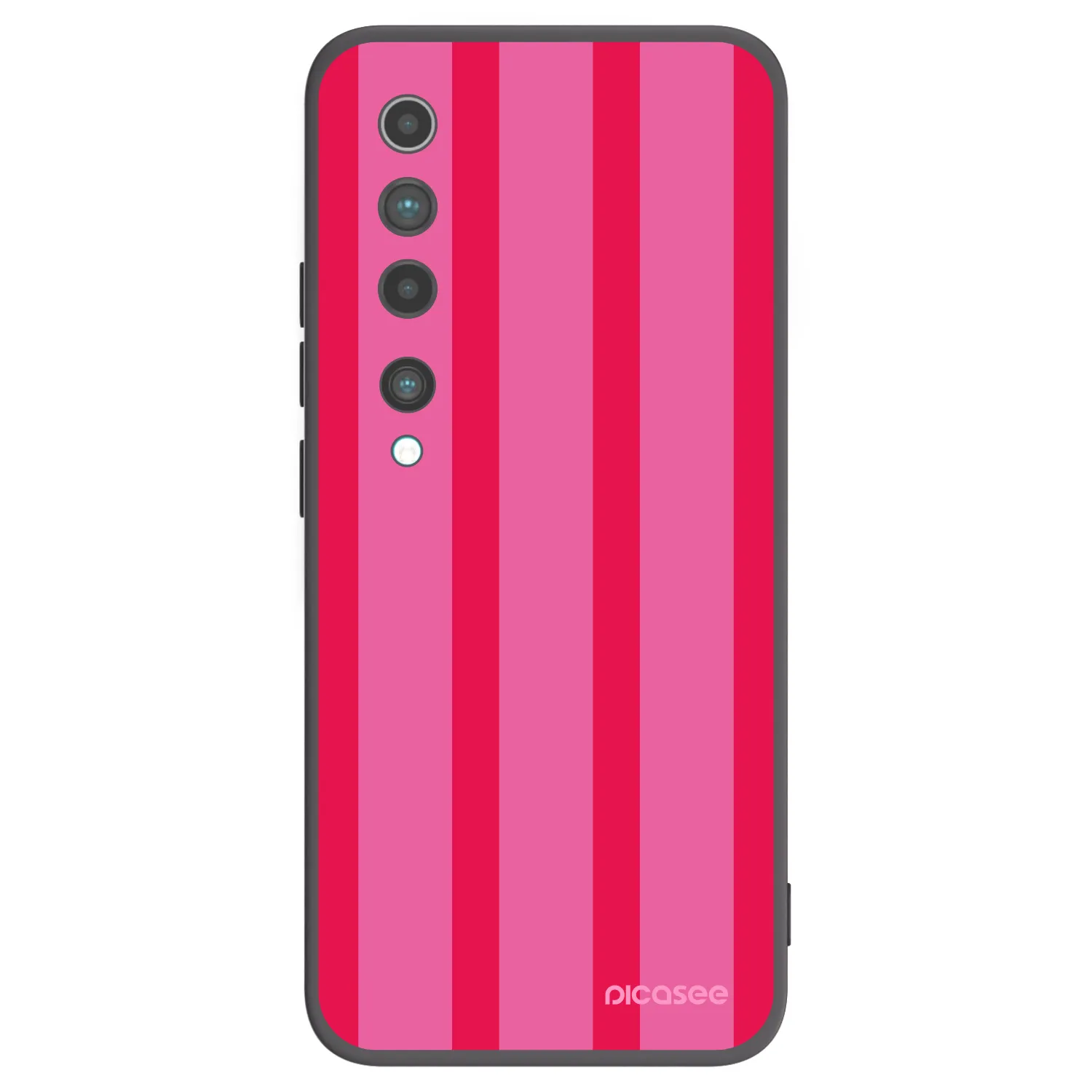 Picasee crna silikonska maskica za Xiaomi Mi 10 - Hot tropic