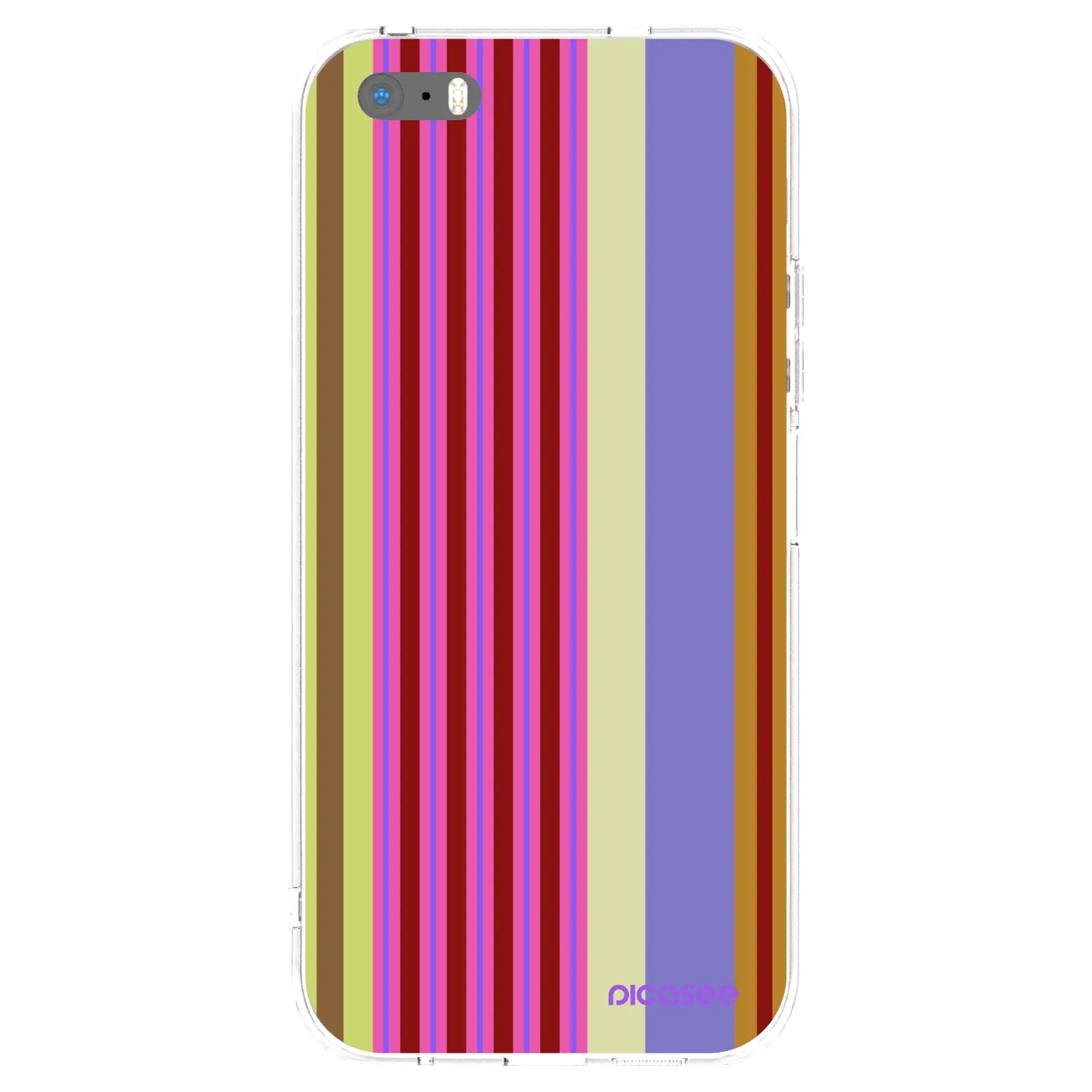 Picasee silikonska prozirna maskica za Apple iPhone 5/5S/SE - Late checkout