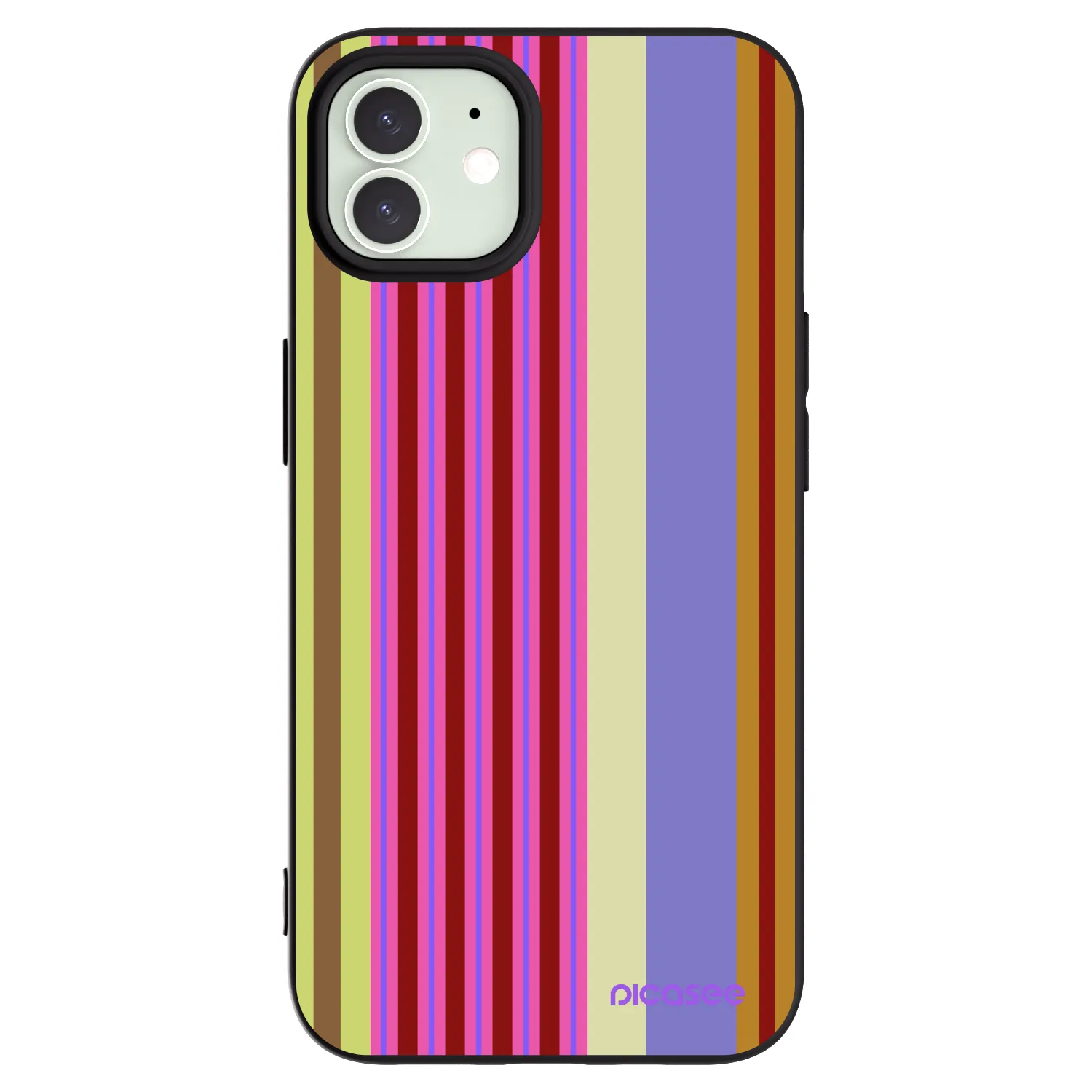 Picasee crna silikonska maskica za Apple iPhone 12 Pro - Late checkout