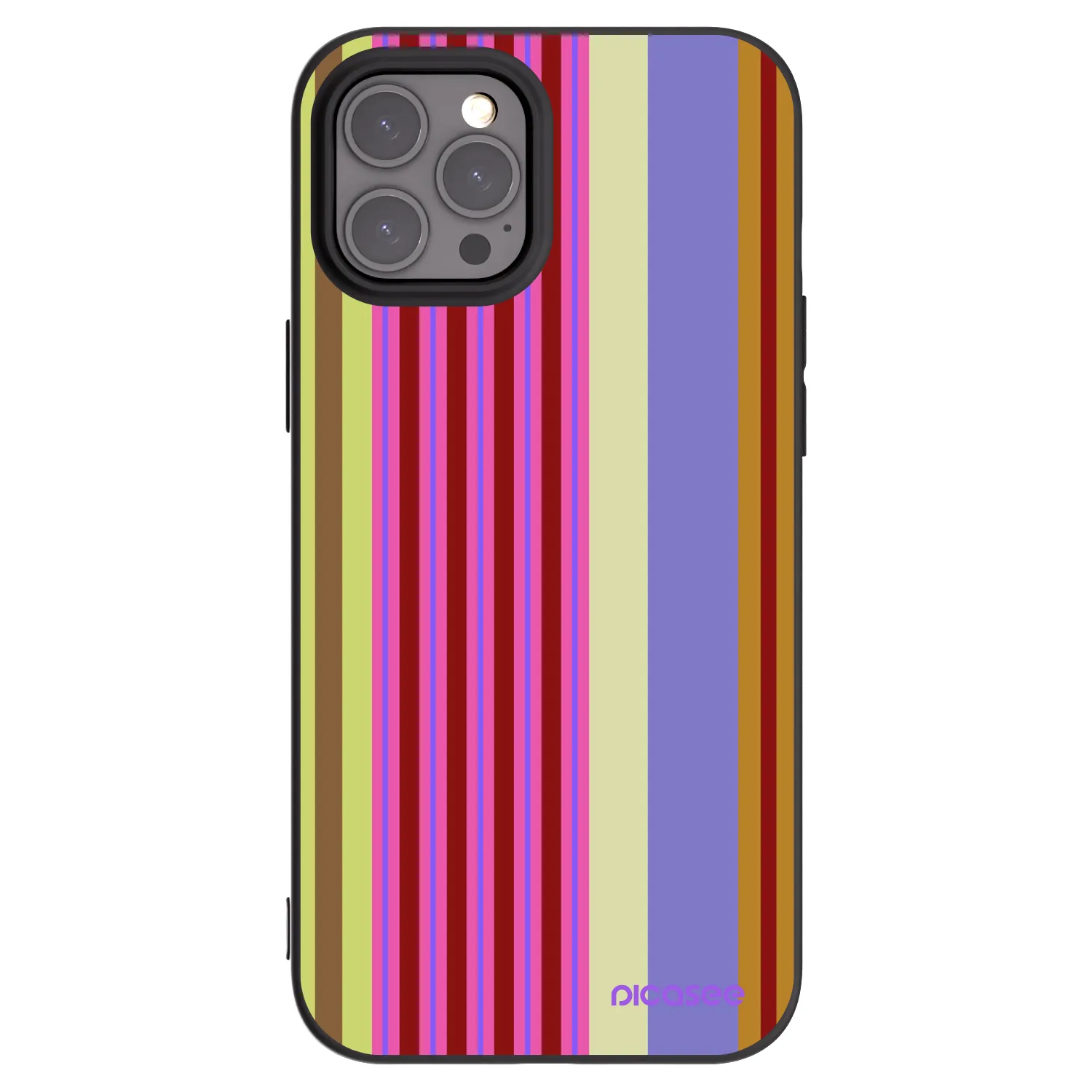Picasee crna silikonska maskica za Apple iPhone 12 Pro Max - Late checkout