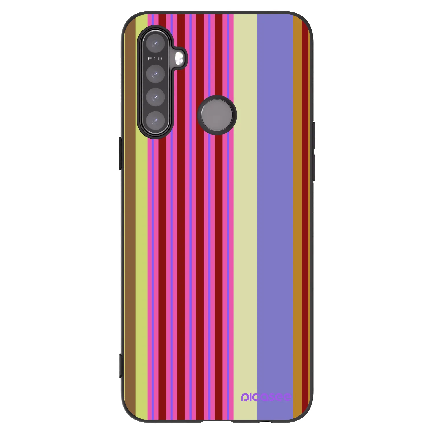 Picasee crna silikonska maskica za Realme 5 - Late checkout