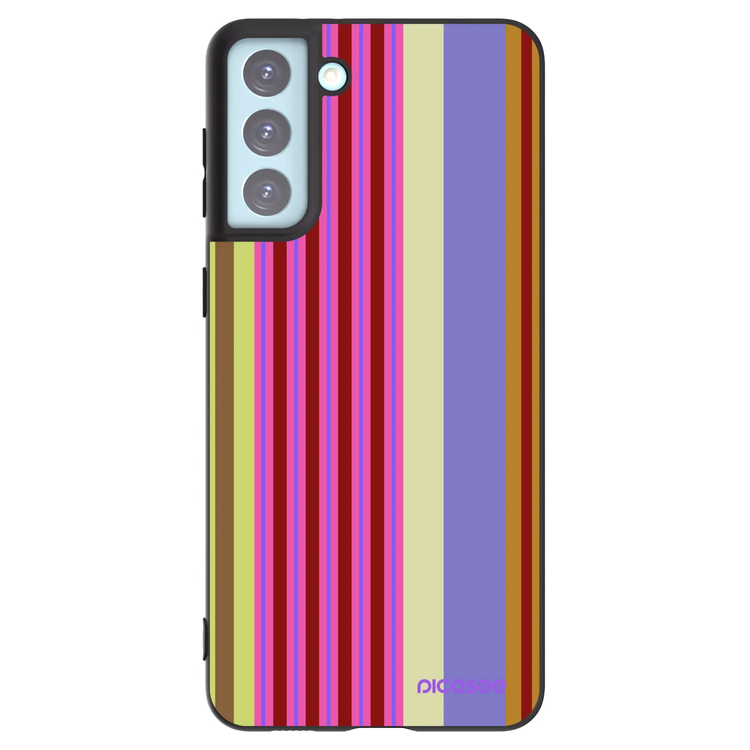 Picasee crna silikonska maskica za Samsung Galaxy S21+ 5G G996F - Late checkout