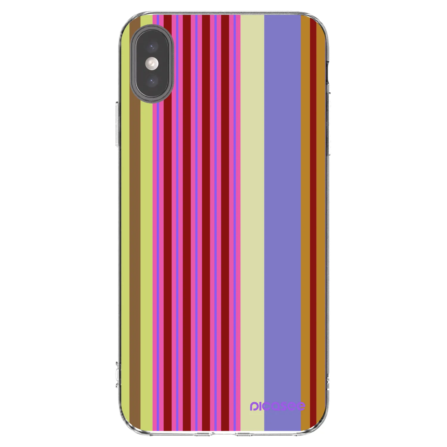 Picasee silikonska prozirna maskica za Apple iPhone XS Max - Late checkout
