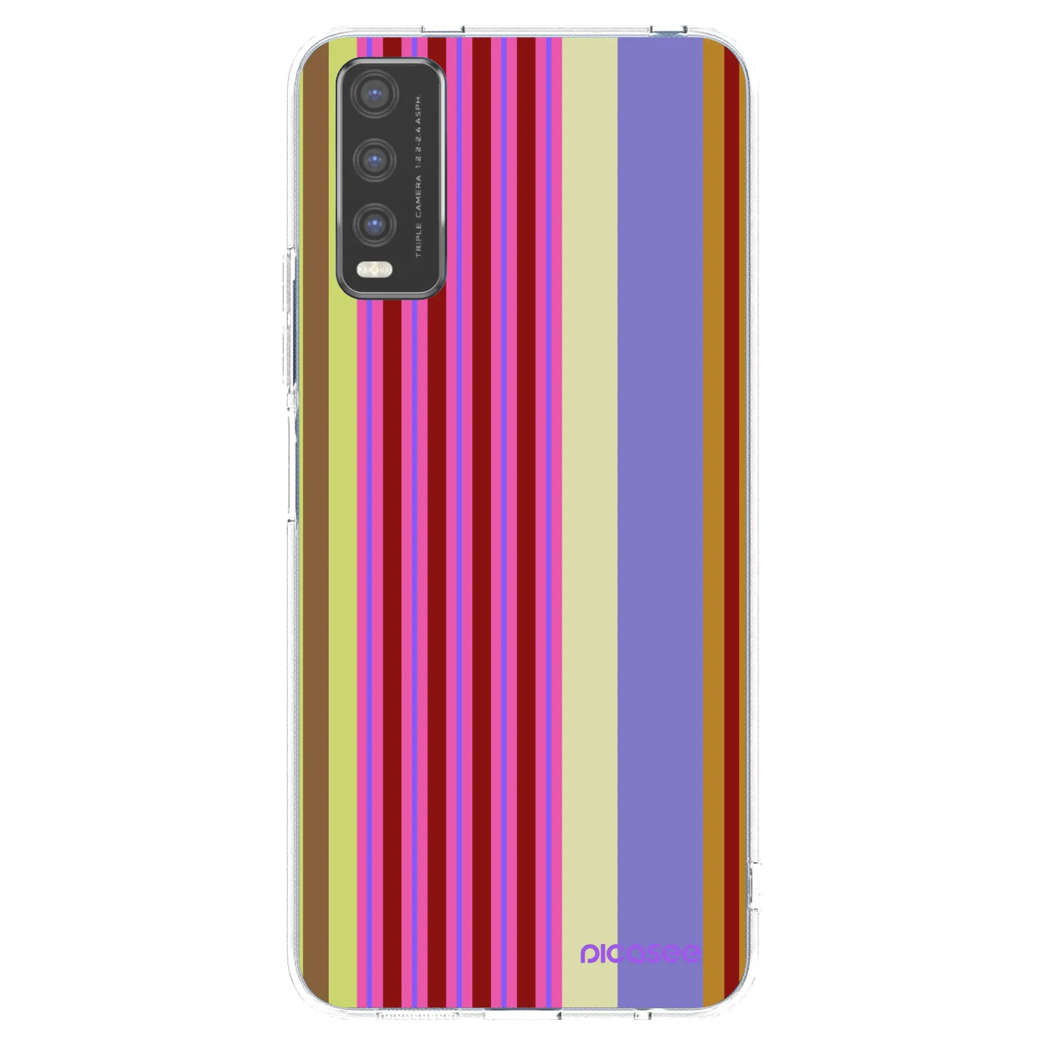Picasee silikonska prozirna maskica za Vivo Y20s - Late checkout