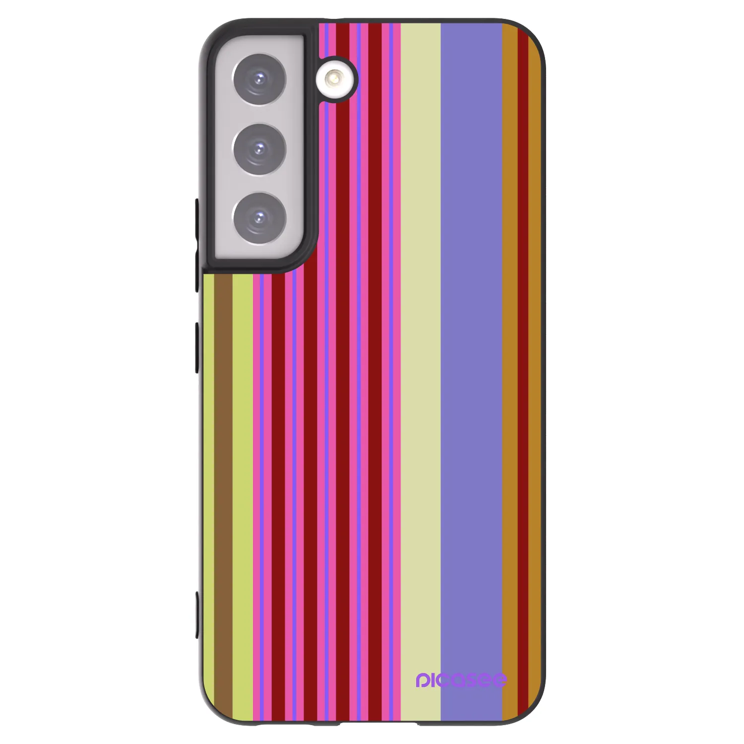 Picasee crna silikonska maskica za Samsung Galaxy S22 5G - Late checkout