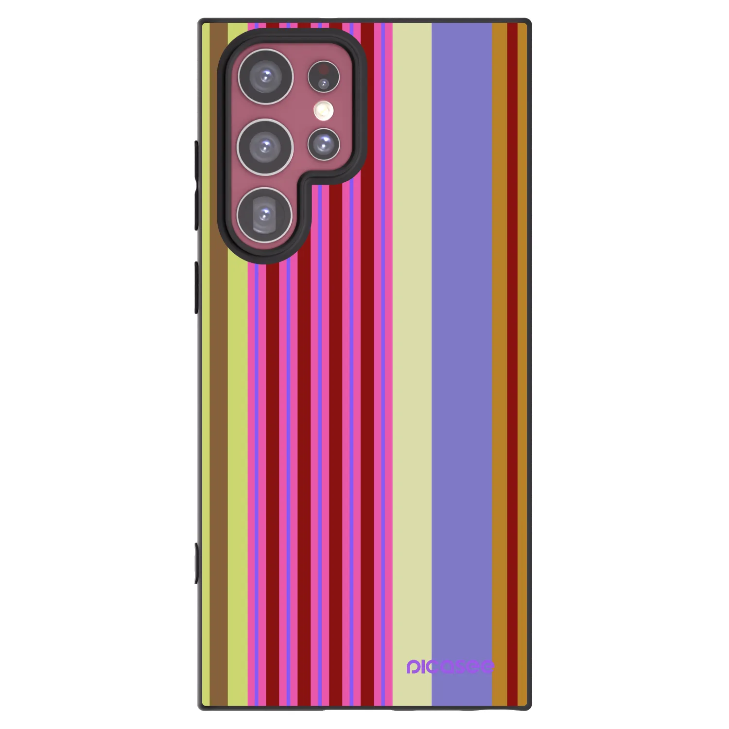 Picasee crna silikonska maskica za Samsung Galaxy S22 Ultra 5G - Late checkout