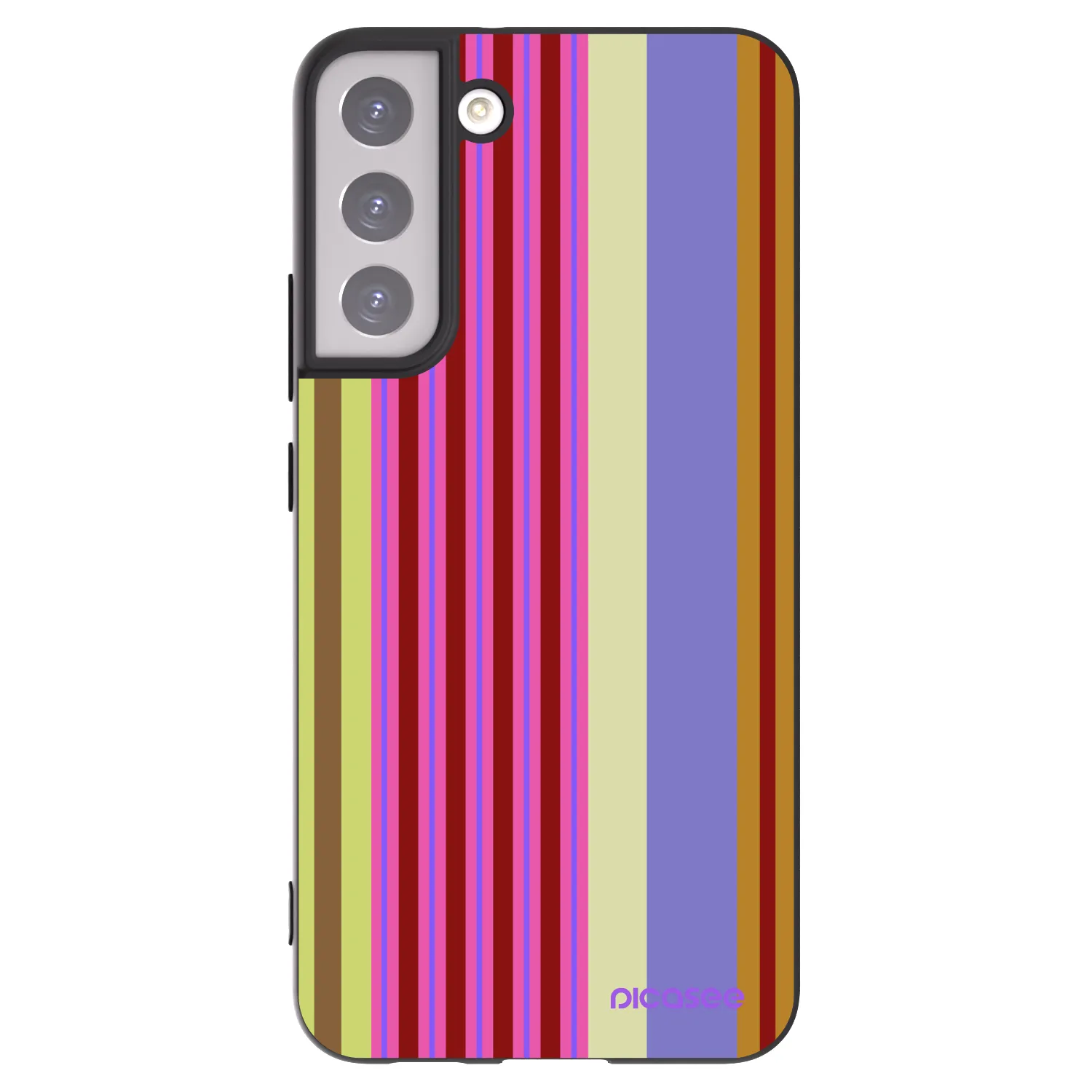 Picasee crna silikonska maskica za Samsung Galaxy S22+ 5G - Late checkout