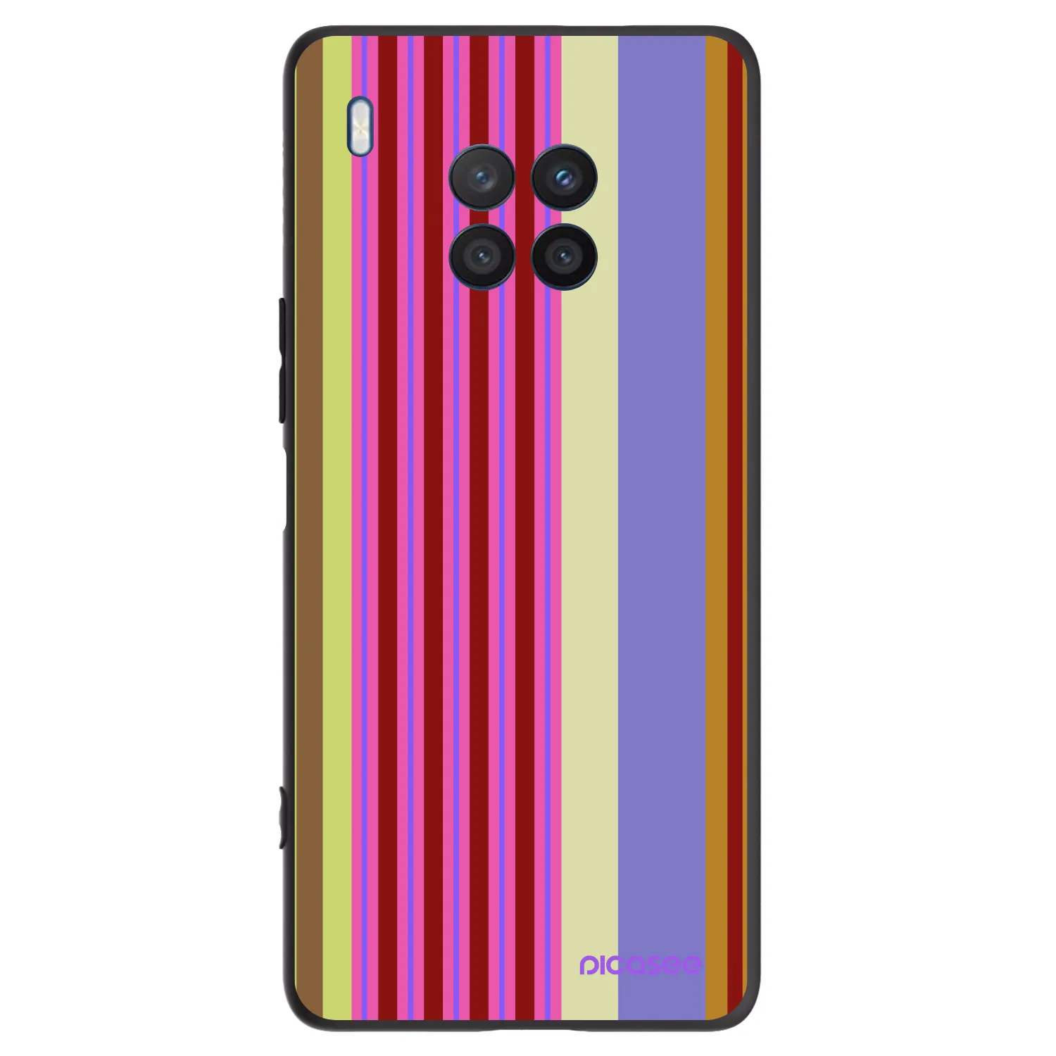 Picasee crna silikonska maskica za Honor 50 Lite - Late checkout