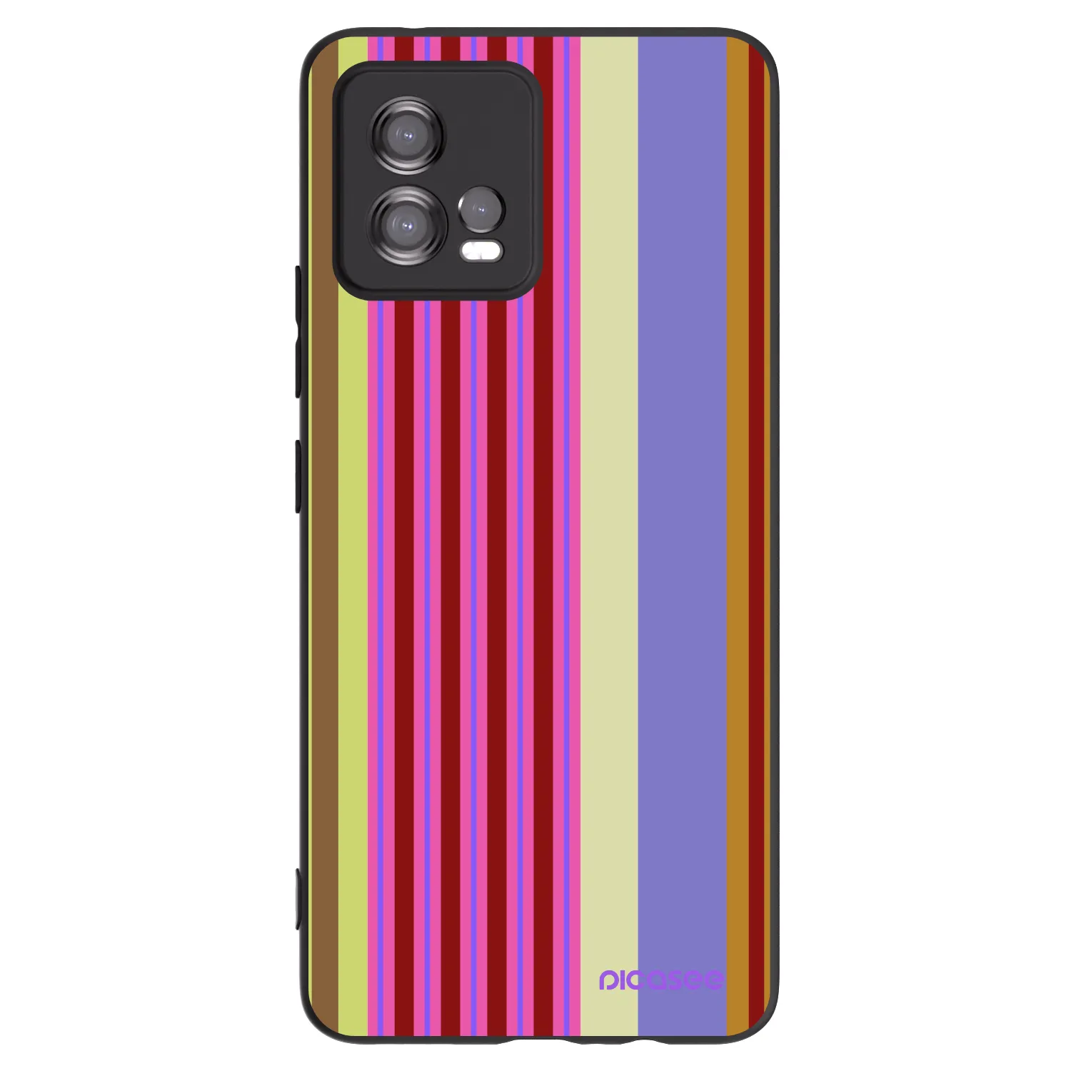 Picasee crna silikonska maskica za Motorola Moto G72 - Late checkout