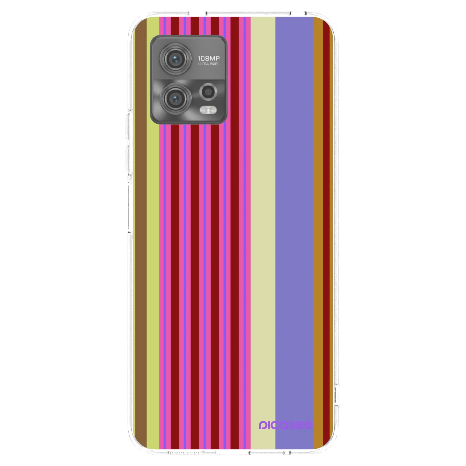 Picasee silikonska prozirna maskica za Motorola Moto G72 - Late checkout