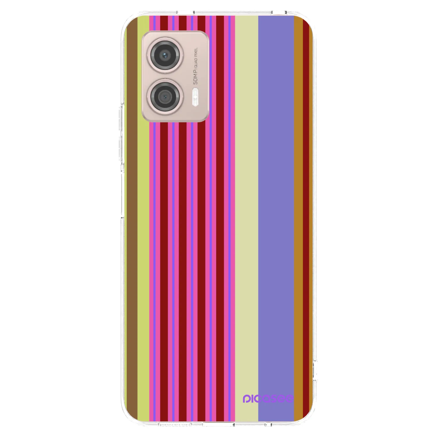 Picasee silikonska prozirna maskica za Motorola Moto G53 5G - Late checkout