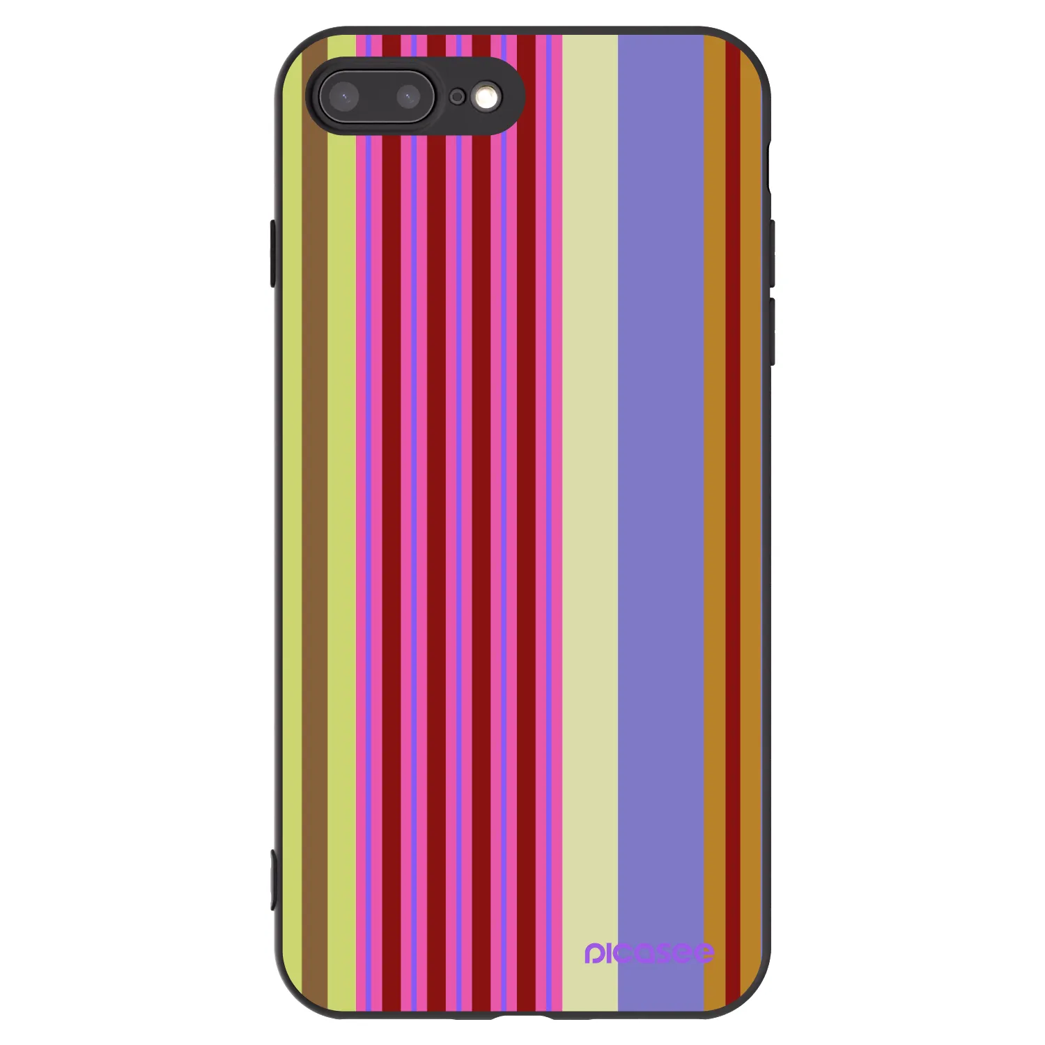 Picasee crna silikonska maskica za Apple iPhone 7 Plus - Late checkout