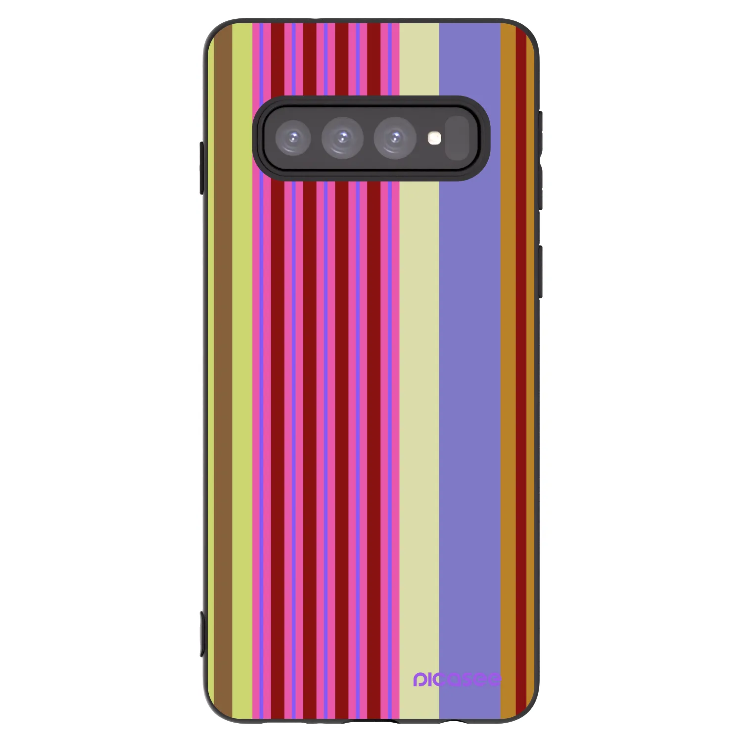 Picasee crna silikonska maskica za Samsung Galaxy S10 G973 - Late checkout