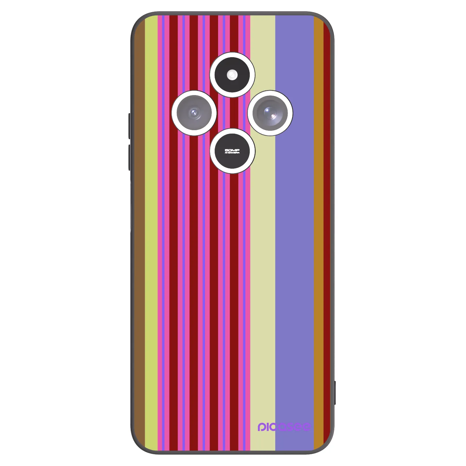Picasee crna silikonska maskica za Xiaomi Redmi 14C - Late checkout