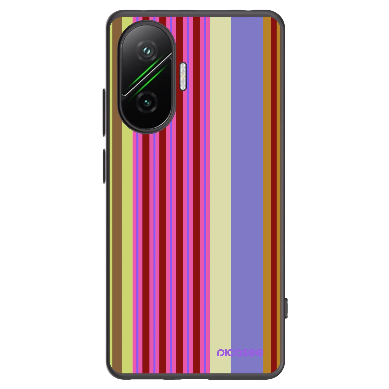 Picasee crna silikonska maskica za Xiaomi Poco F7 5G - Late checkout