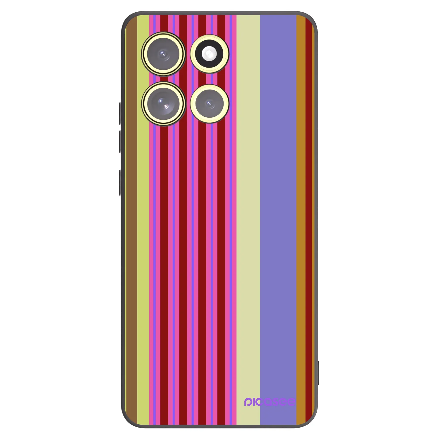 Picasee crna silikonska maskica za Motorola Moto G86 Power 5G - Late checkout