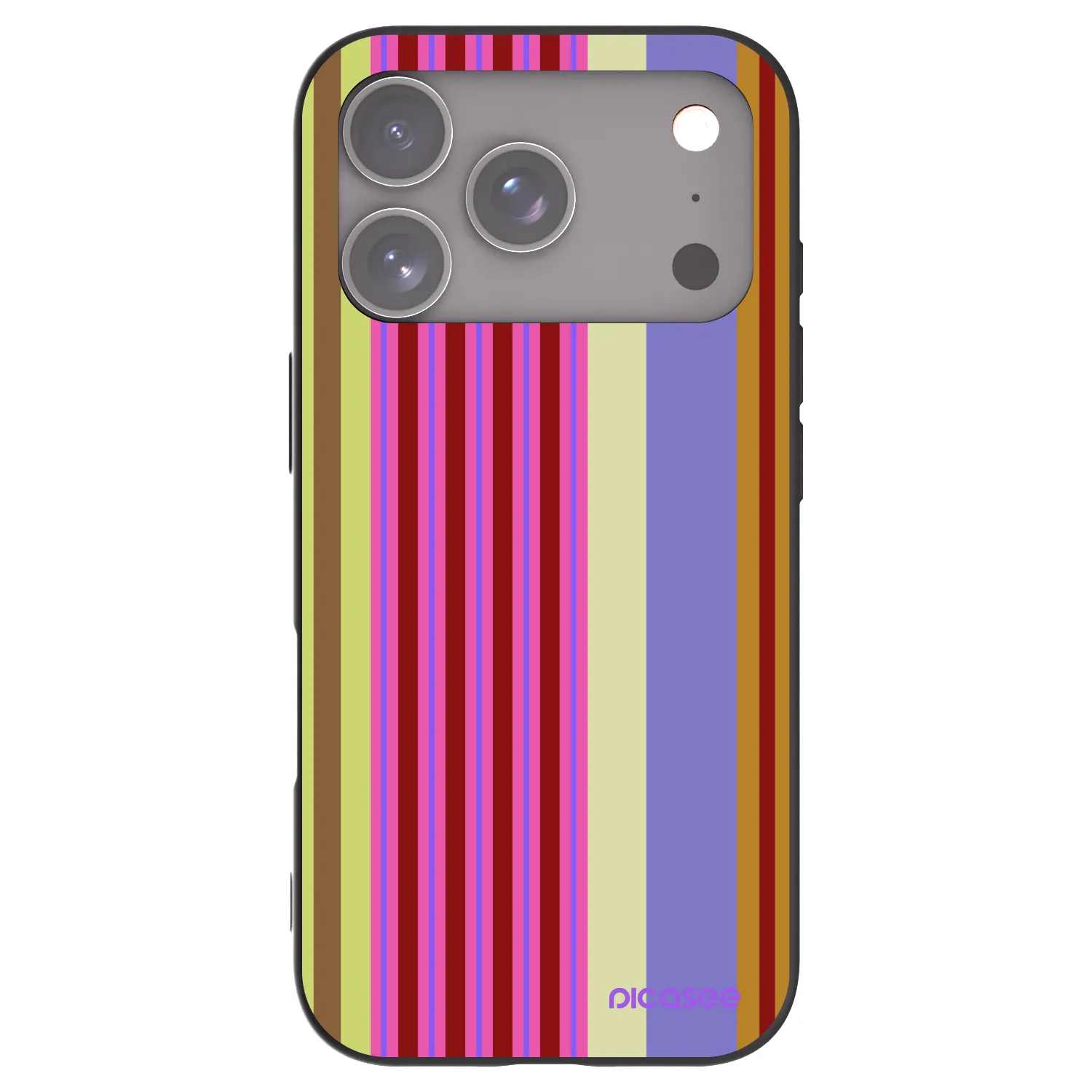 Picasee crna silikonska maskica za Apple iPhone 18 Pro - Late checkout