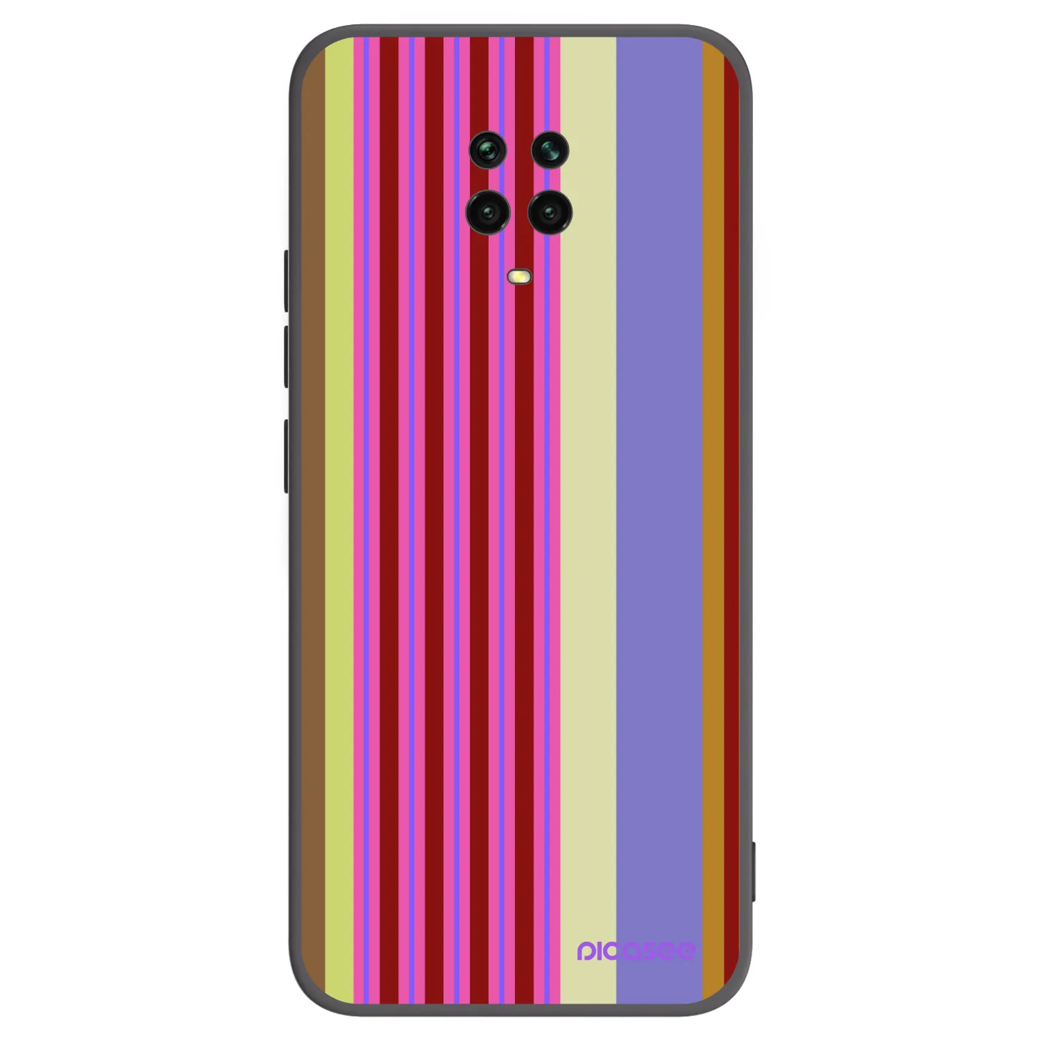 Picasee crna silikonska maskica za Xiaomi Redmi Note 9S - Late checkout