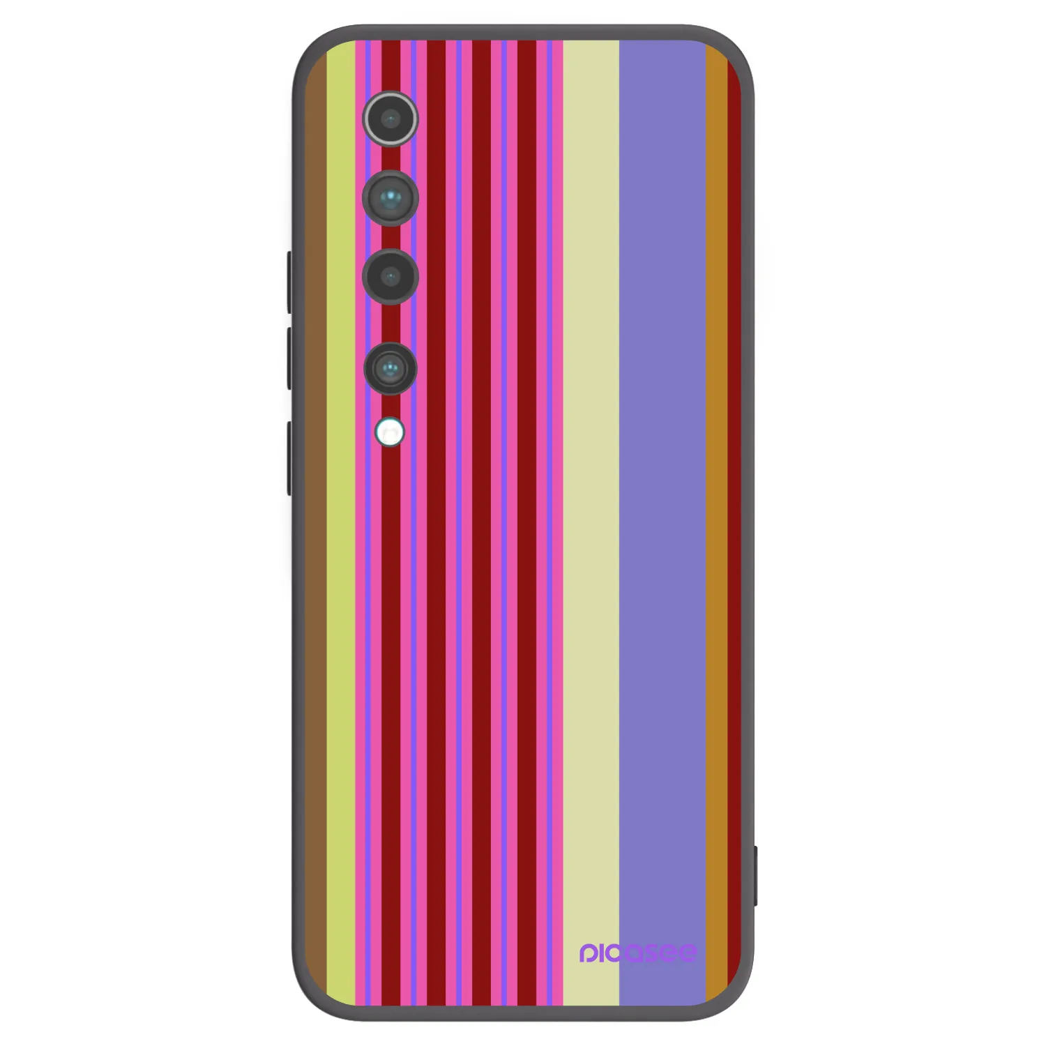 Picasee crna silikonska maskica za Xiaomi Mi 10 - Late checkout