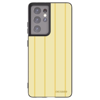 Picasee crna silikonska maskica za Samsung Galaxy S21 Ultra 5G G998B - Liquid sunshine