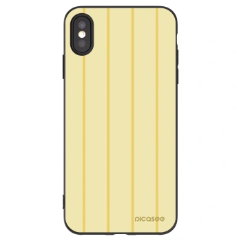 Picasee crna silikonska maskica za Apple iPhone XS Max - Liquid sunshine