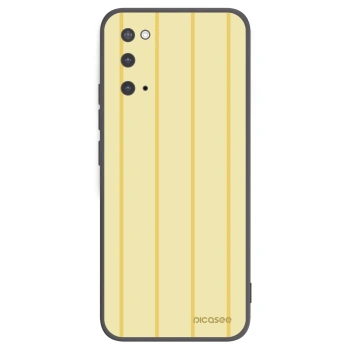 Picasee crna silikonska maskica za Samsung Galaxy S20 G980F - Liquid sunshine