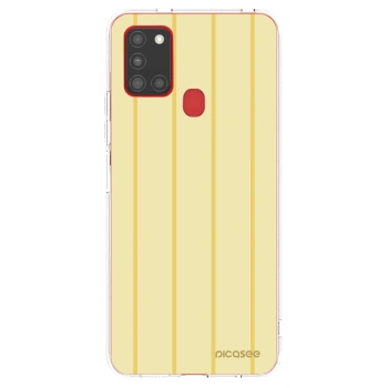 Picasee silikonska prozirna maskica za Samsung Galaxy A21s - Liquid sunshine