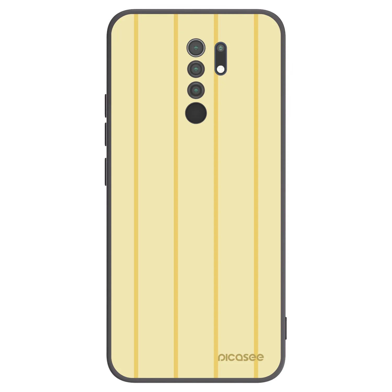 Picasee crna silikonska maskica za Xiaomi Redmi 9 - Liquid sunshine