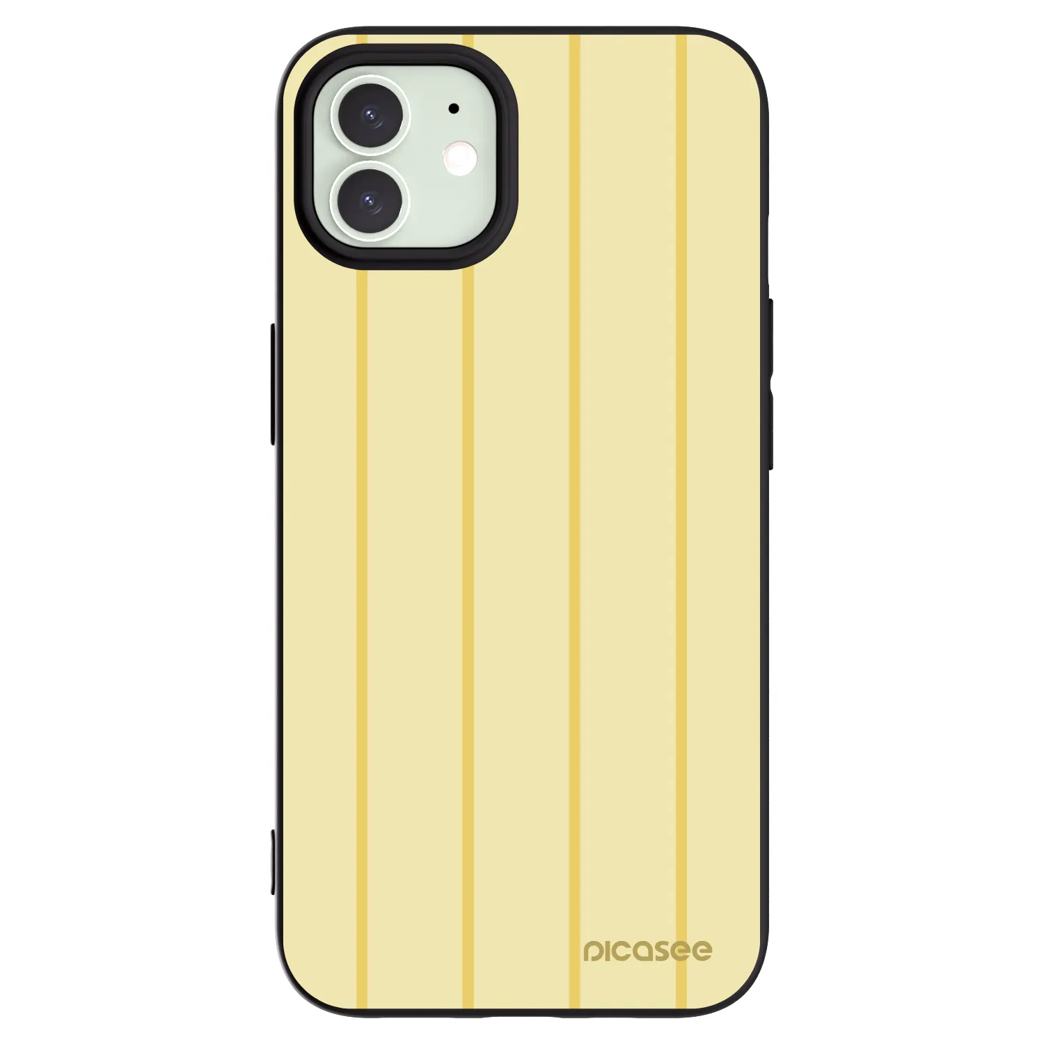 Picasee crna silikonska maskica za Apple iPhone 12 Pro - Liquid sunshine