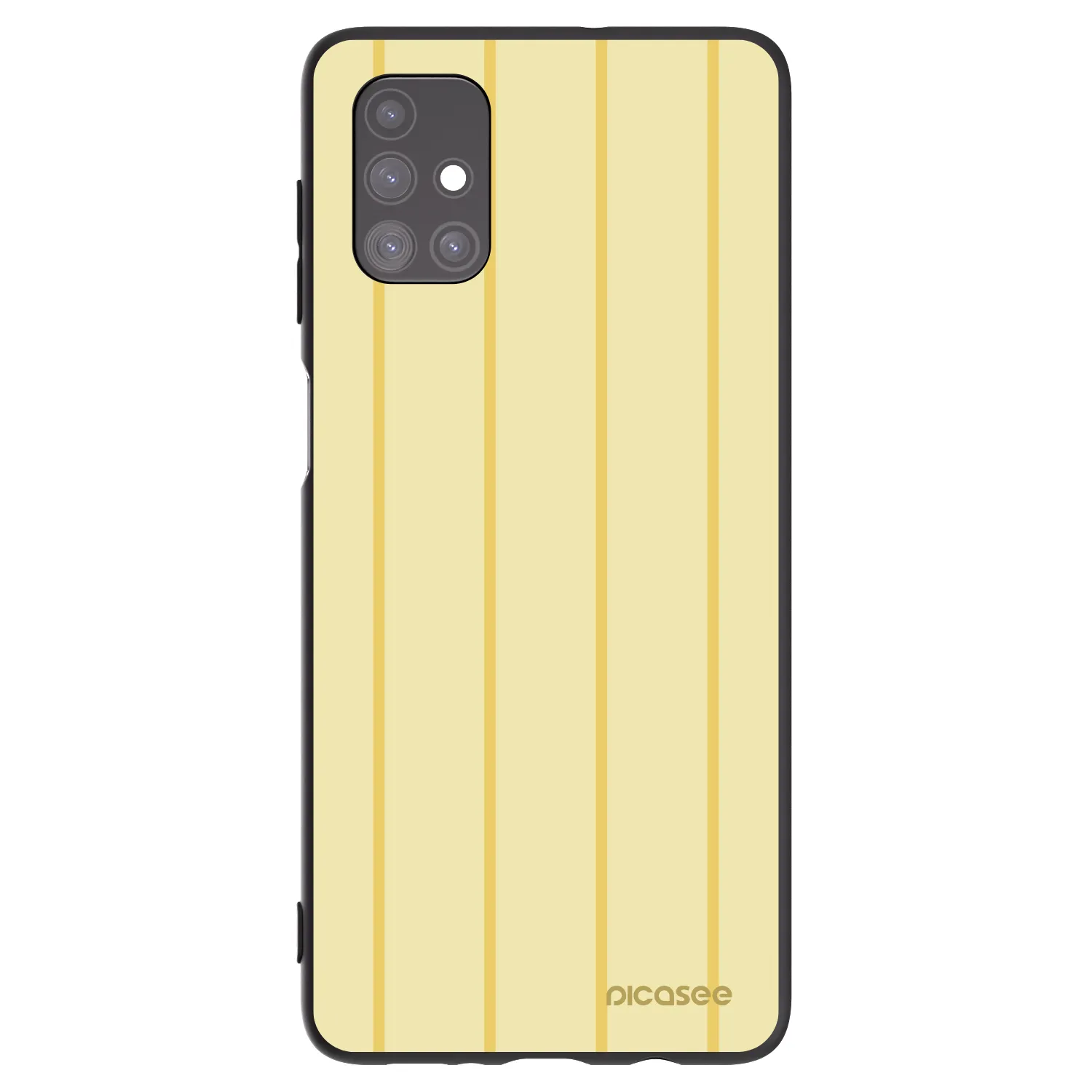 Picasee crna silikonska maskica za Samsung Galaxy M51 M515F - Liquid sunshine