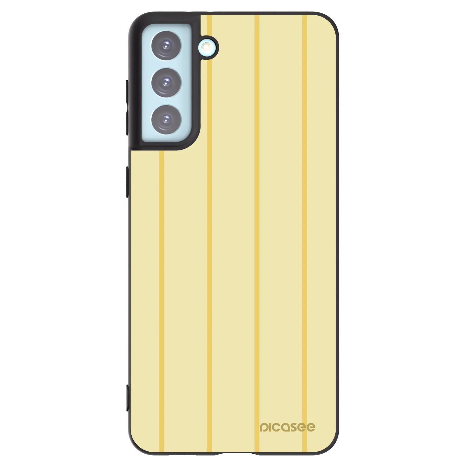 Picasee crna silikonska maskica za Samsung Galaxy S21+ 5G G996F - Liquid sunshine