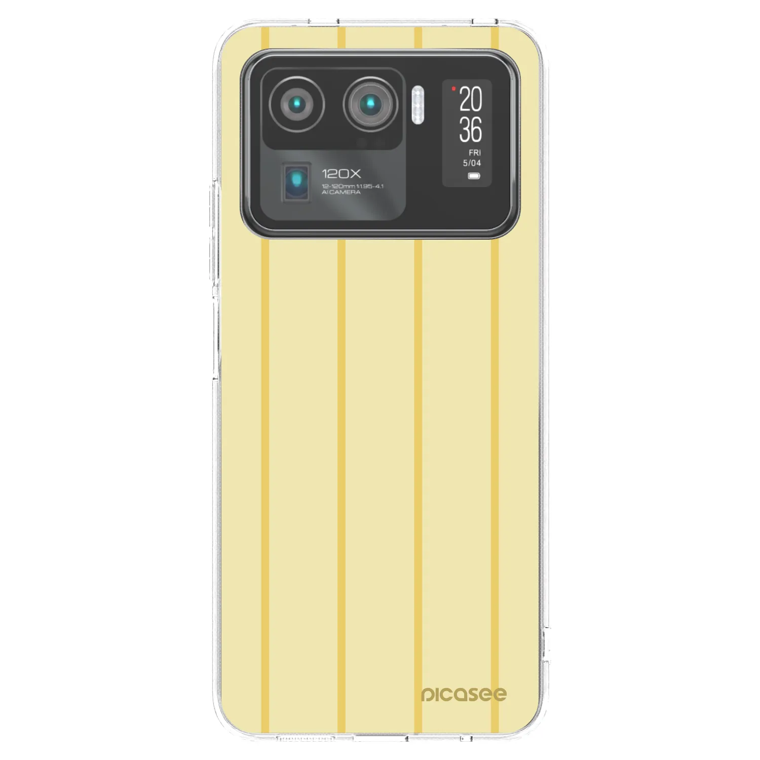 Picasee silikonska prozirna maskica za Xiaomi Mi 11 Ultra - Liquid sunshine