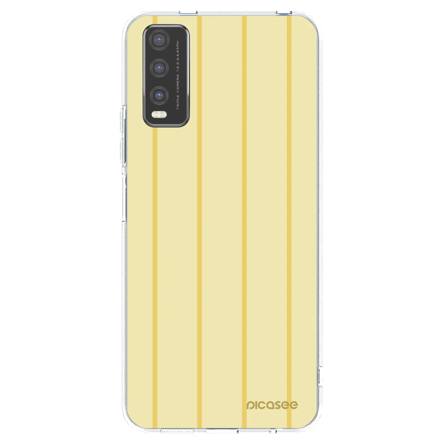 Picasee silikonska prozirna maskica za Vivo Y20s - Liquid sunshine