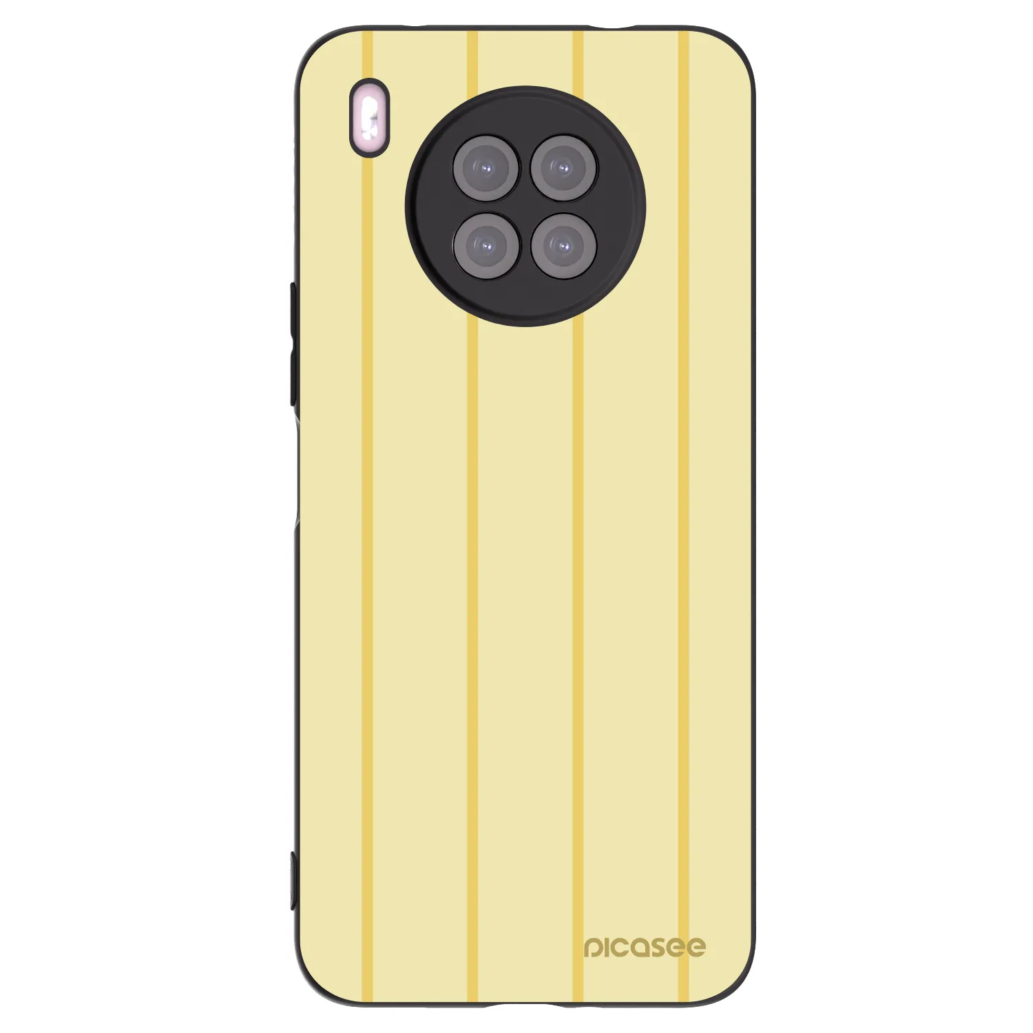 Picasee crna silikonska maskica za Huawei Nova 8i - Liquid sunshine
