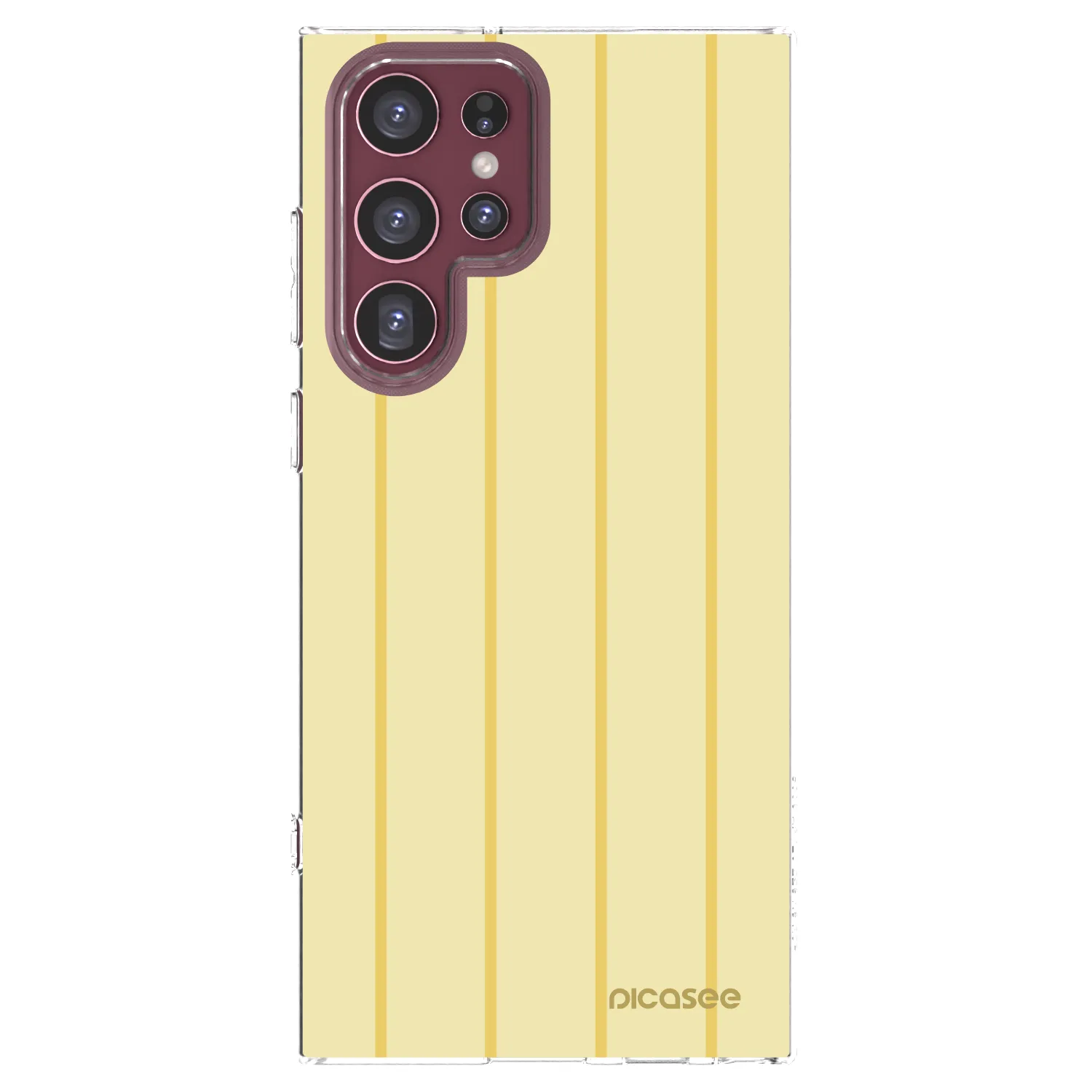 Picasee silikonska prozirna maskica za Samsung Galaxy S22 Ultra 5G - Liquid sunshine
