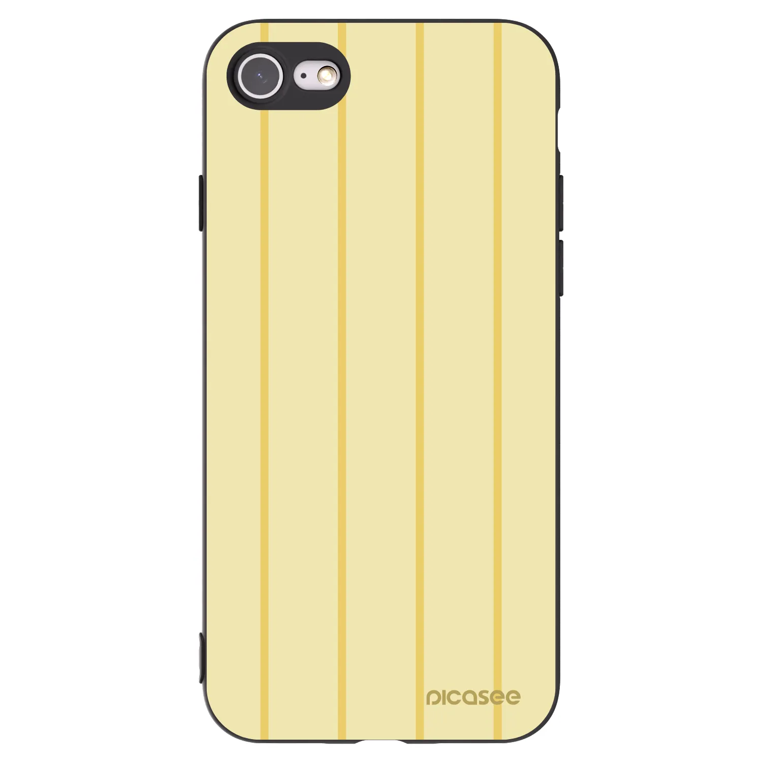 Picasee crna silikonska maskica za Apple iPhone SE 2022 - Liquid sunshine
