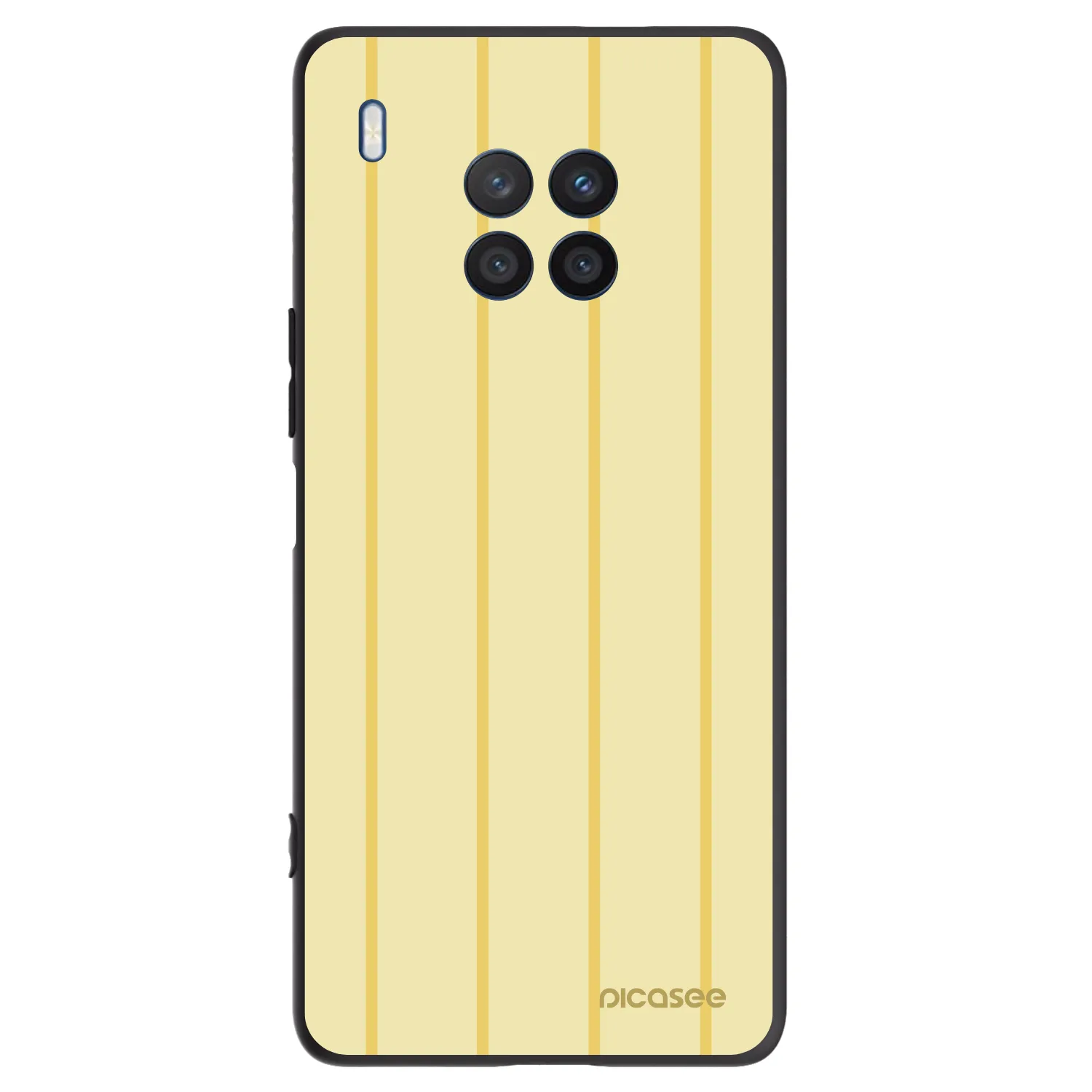 Picasee crna silikonska maskica za Honor 50 Lite - Liquid sunshine