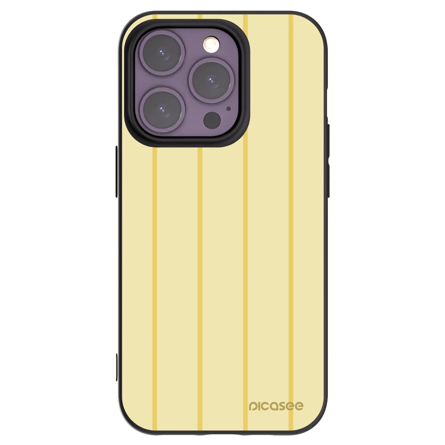 Picasee crna silikonska maskica za Apple iPhone 14 Pro - Liquid sunshine