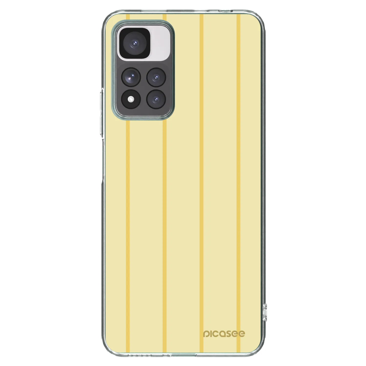Picasee silikonska prozirna maskica za Xiaomi Redmi Note 11 Pro+ 5G - Liquid sunshine