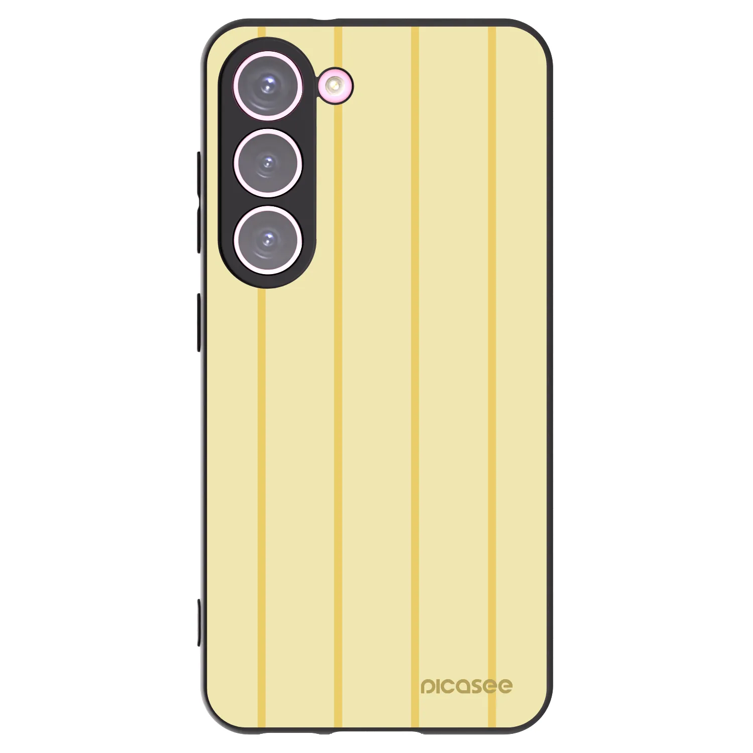 Picasee crna silikonska maskica za Samsung Galaxy S23 5G - Liquid sunshine