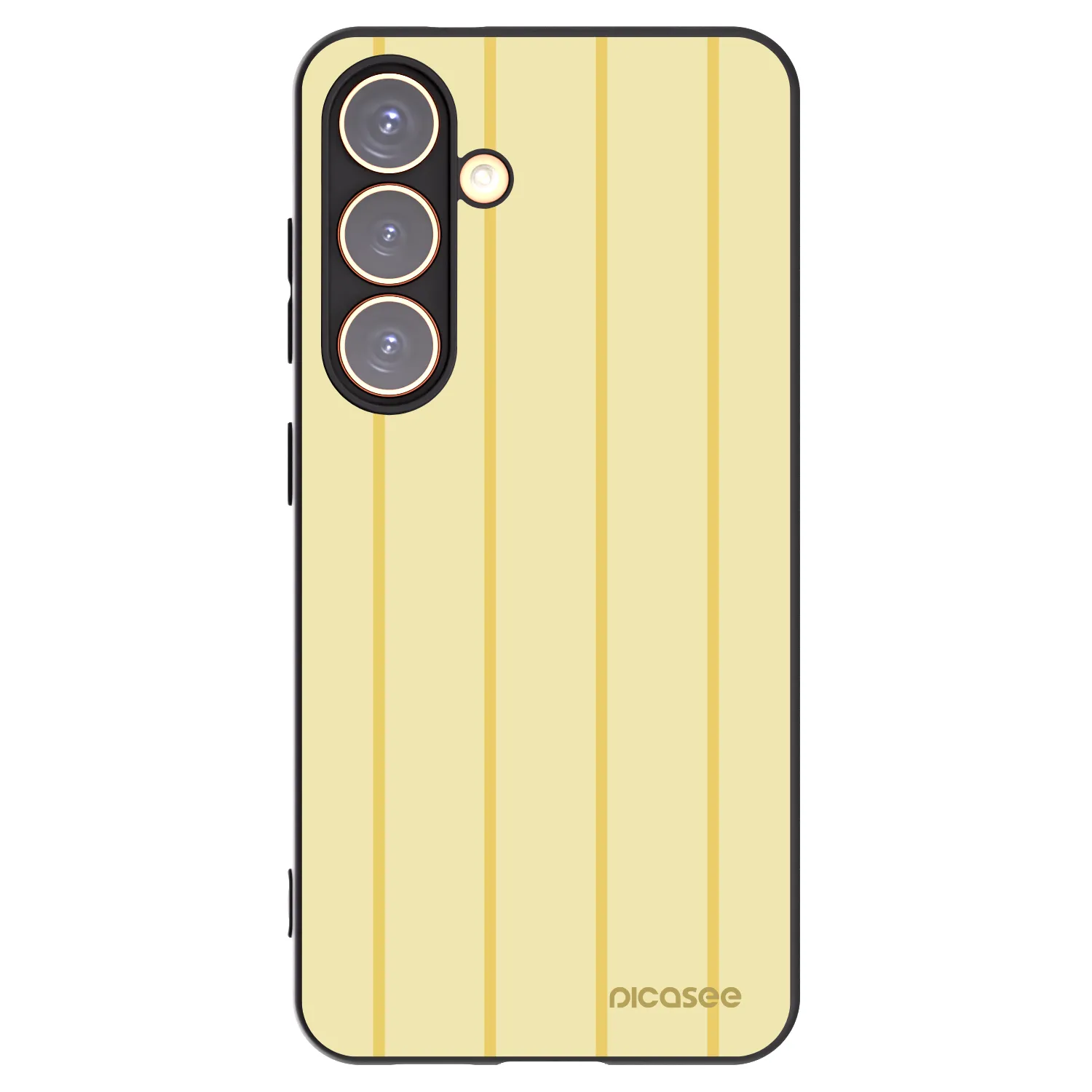 Picasee crna silikonska maskica za Samsung Galaxy S24 S921B 5G - Liquid sunshine