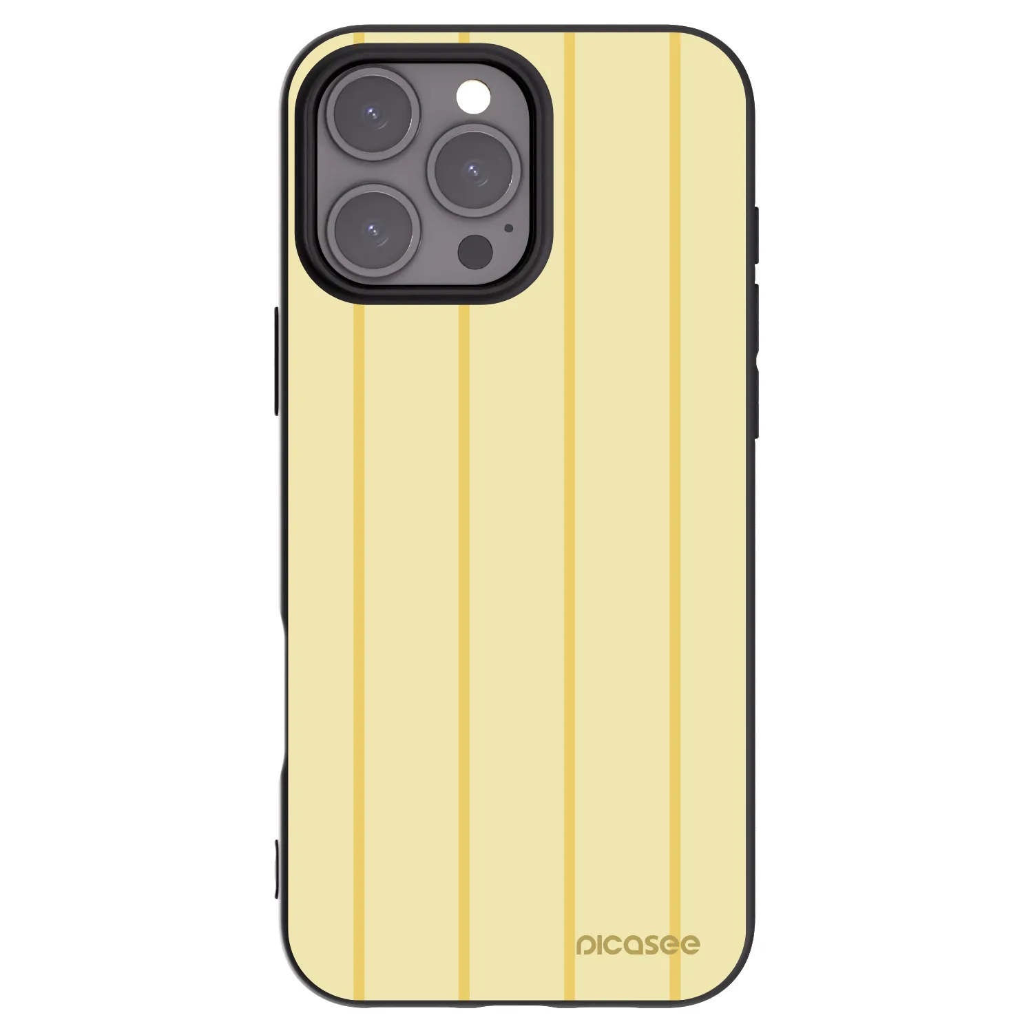 Picasee crna silikonska maskica za Apple iPhone 16 Pro Max - Liquid sunshine