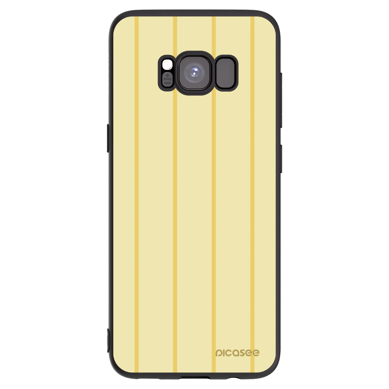 Picasee crna silikonska maskica za Samsung Galaxy S8 G950F - Liquid sunshine