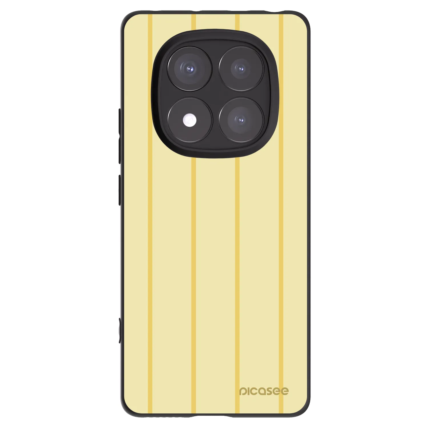 Picasee crna silikonska maskica za Xiaomi Redmi Note 14 Pro+ 5G - Liquid sunshine